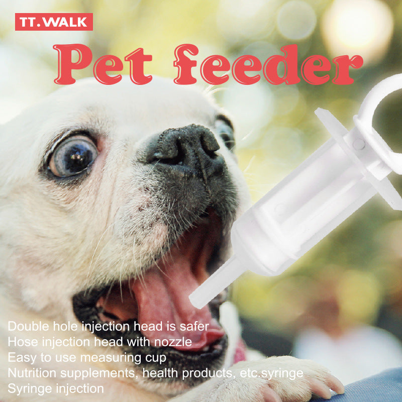 Pet Oral Syringe Medicine Feeder - Precise, Comfortable, and Stress-Free Medication for Dogs, Cats, and Small Animals