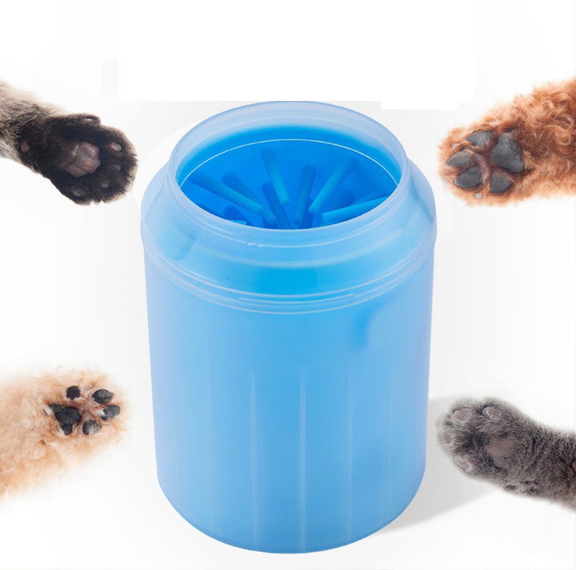 PawSpa Pet Foot Cleaner - Cylindrical Design, Silicone Bristles, Safe Material