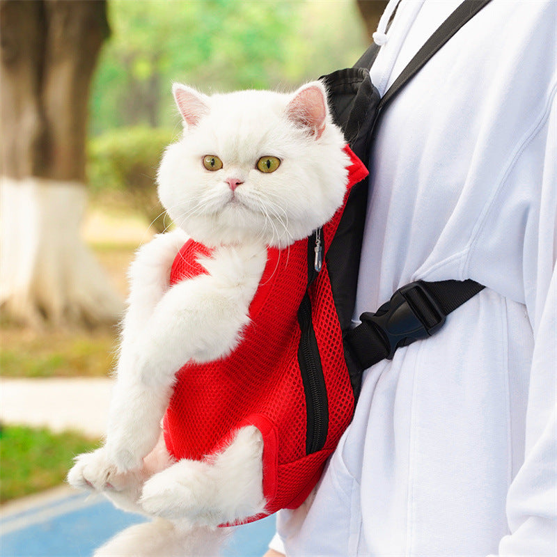 Hands-Free Pet Carrier Bag - Comfortable, Adjustable, and Stylish Pet Carrying Solution for Walking, Hiking, and Travel