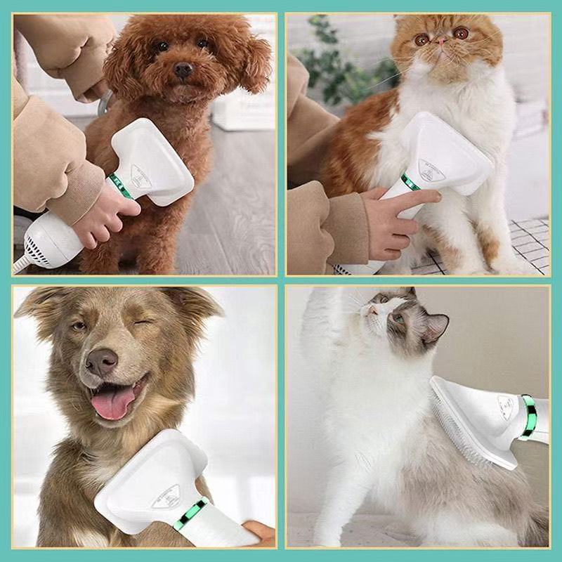 FurFlair 2-in-1 Pet Hair Drying and Combing Tool - Unique Design, Gentle Grooming, Wide Application