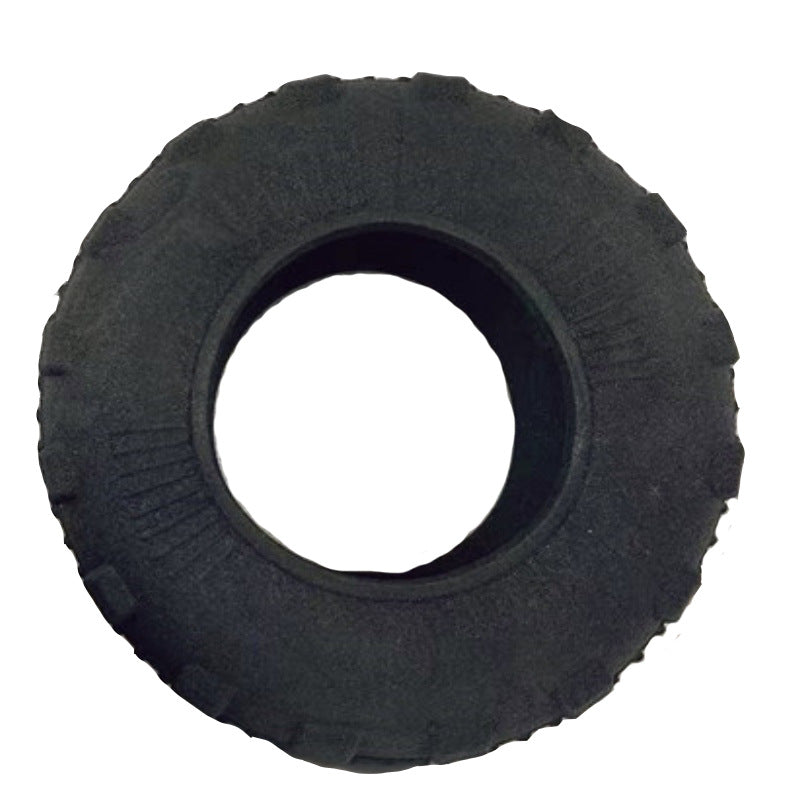 TireTuff Durable Tire-shaped Dog Toy - 15.3 cm Diameter, Wear-resistant, for Interactive Play