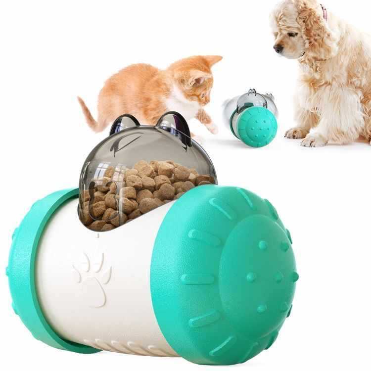 Cosmic Chow Astronaut-Themed Pet Treat Dispenser Toy - Interactive Feeding for Cats and Dogs, Non-Toxic Rubber